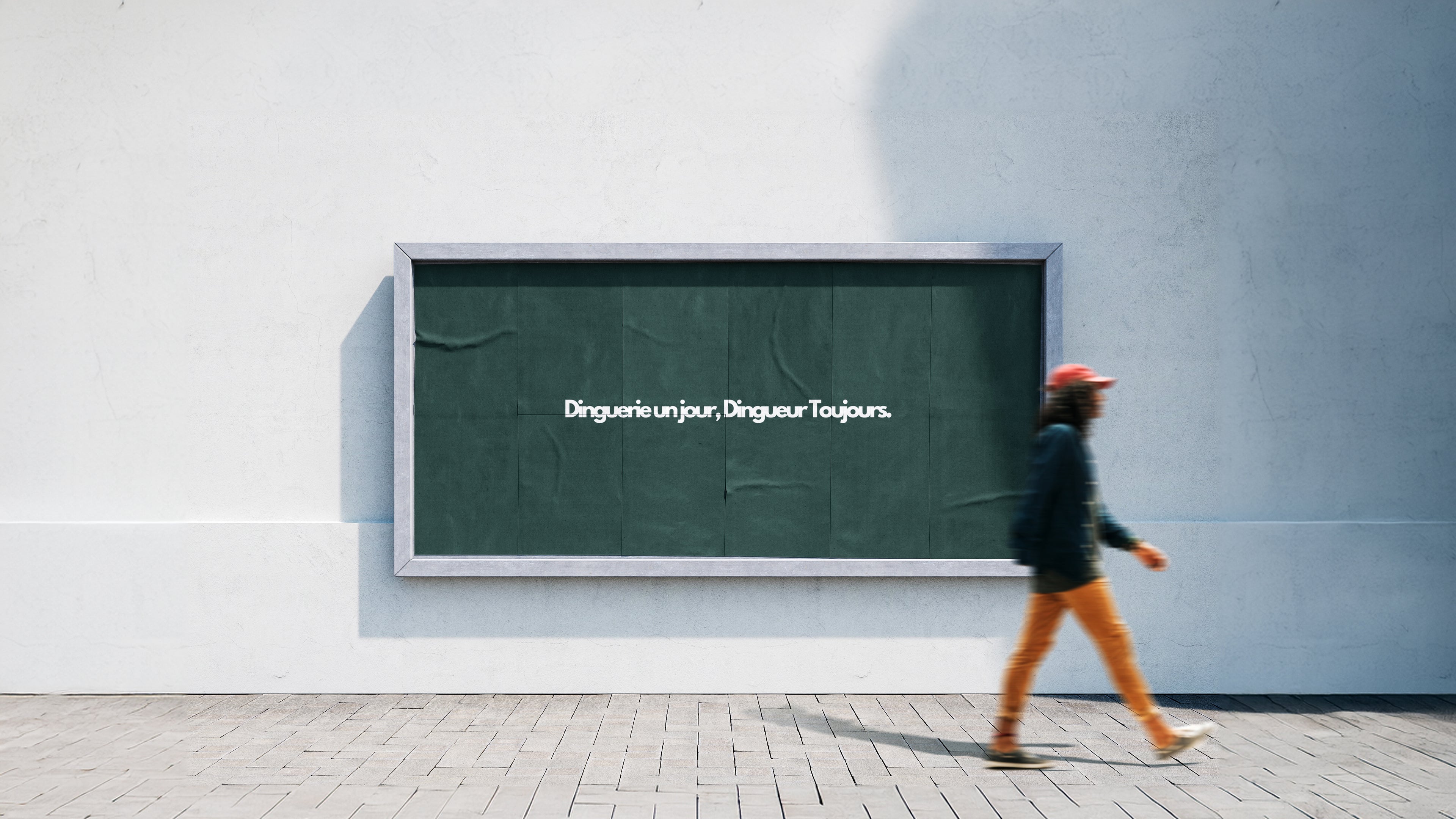 dingueur_slogan_billboard walking